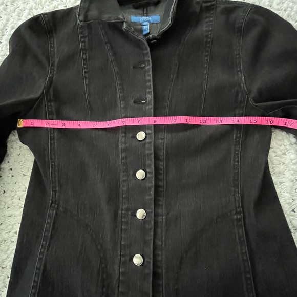 Escada Sport dark denim burnout blazer - Picture 7 of 12